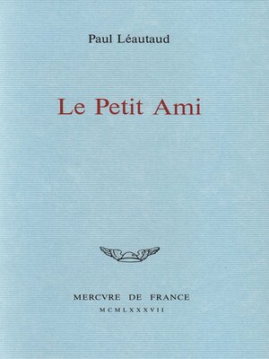 cover image of Le Petit Ami